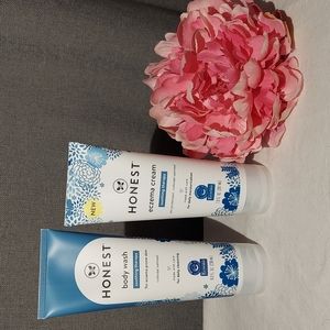 Honest Body wash & eczema cream soothing therapy NEW